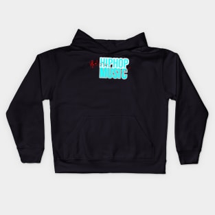 hiphop music Kids Hoodie